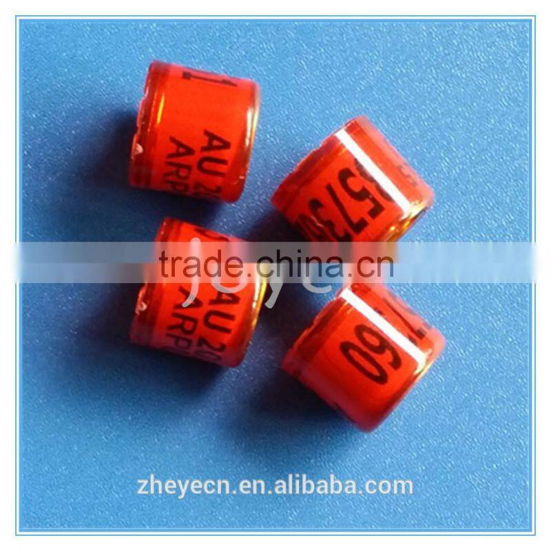 factory direct good quality and cheap price racing pigeon ring foot tag pet ring leg tag
