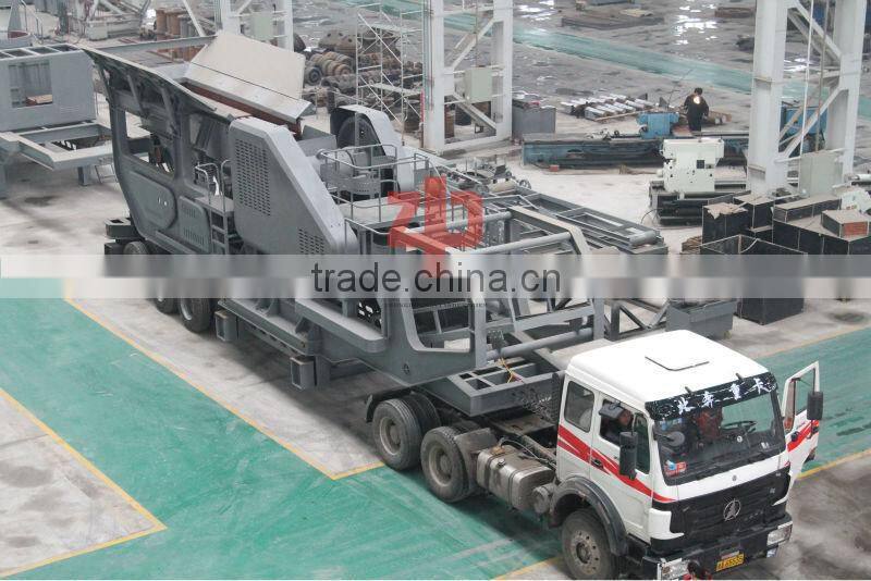 Zhongde Brand High Quality Mobile Crushing Plant with Capacity of 50-500TPH