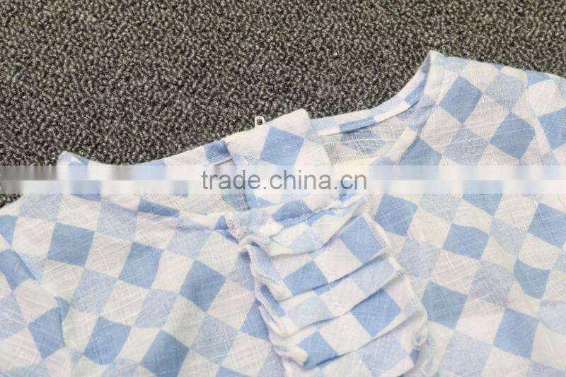 100% cotton Girls' Dress Fashion Baby Dress