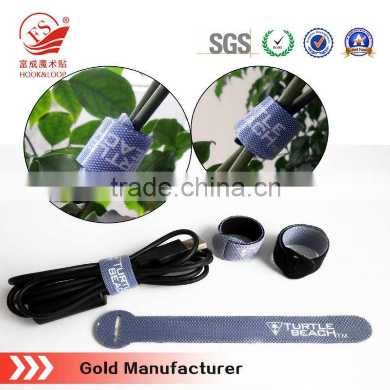 Nylon Back to back magic tape cable tie