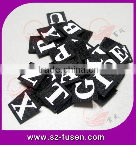 Hot Magic Letters of fastener tape hook and loop