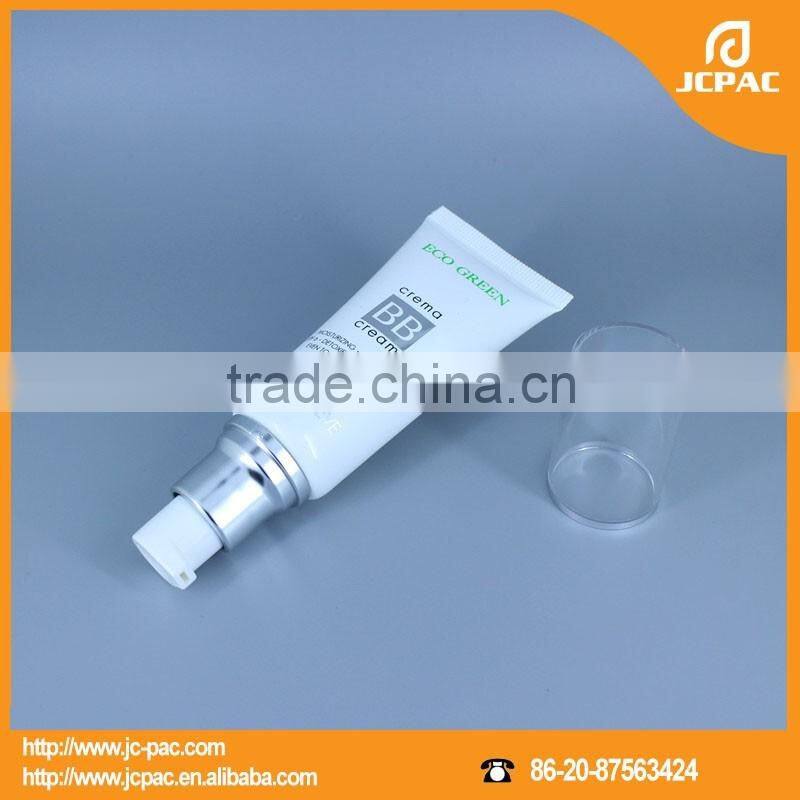 China Supplier 50ml Locked Cap Plastic BB Cream Airless Pump Tube, Airless Pump Series