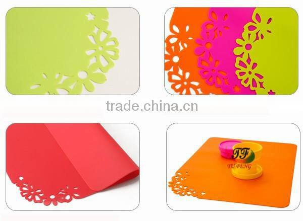 2015 best promotion colorful customized silicone baking mat private label