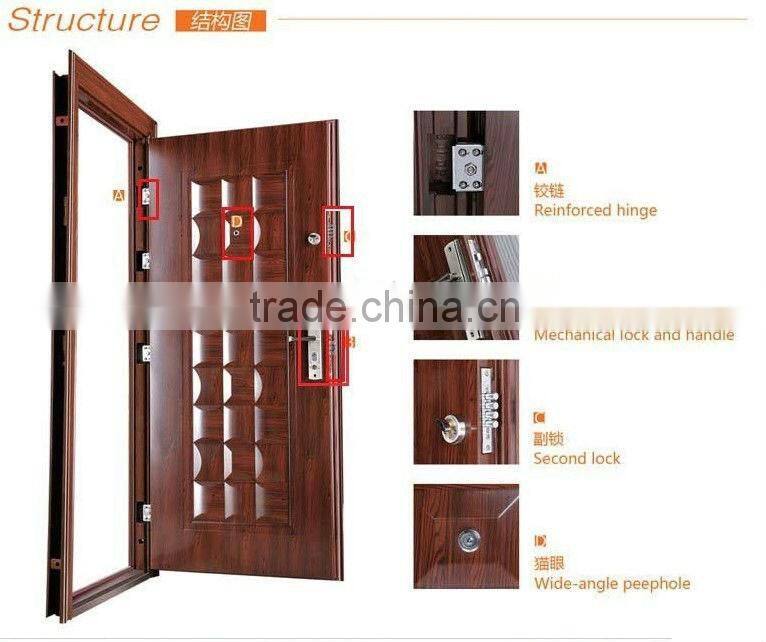 hebei steel non-standard door cheap entry door for project