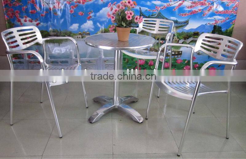 wholesale PVC top with metal frame restaurant table YT13