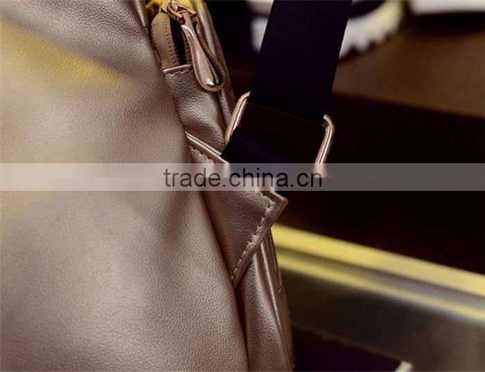 Owl Shape pu leather school backpack high class girls travel school bags