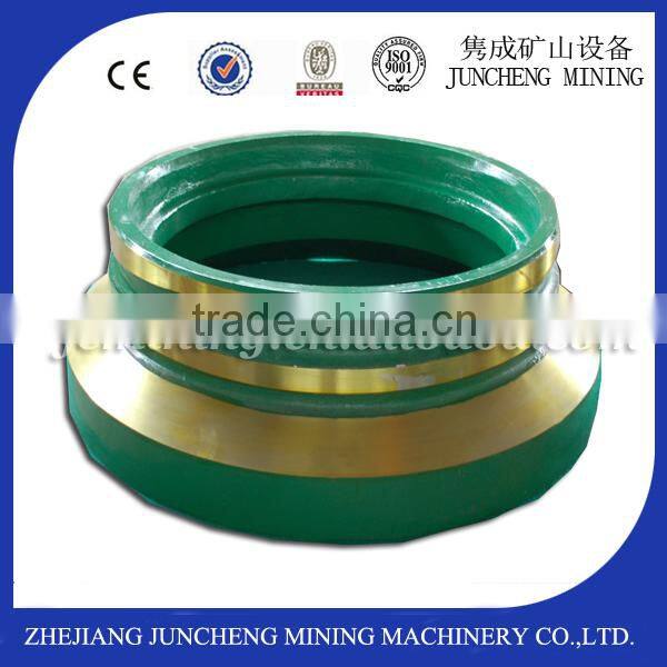 high mangnese bowl liners for cone crusher parts in jinhua wuyi