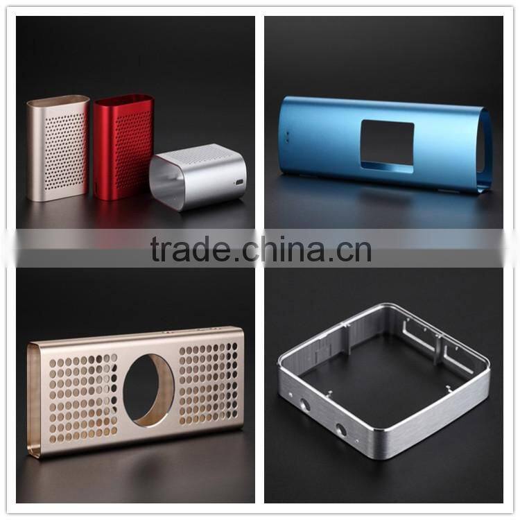 anodized Bluetooth speaker shell cnc machine parts with anodizing manufactorer
