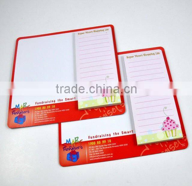 Self-adhesive 80gsm magnetic writing note pad
