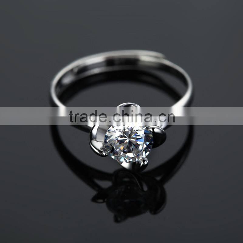 christmas gift S925 silver dimond jewelry ring for girlfriend