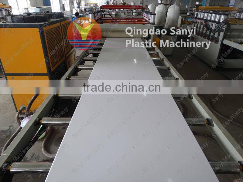 wood plastic composite board sheet extrusion machine unit /complete line for make pvc wpc ps epe foam sheet