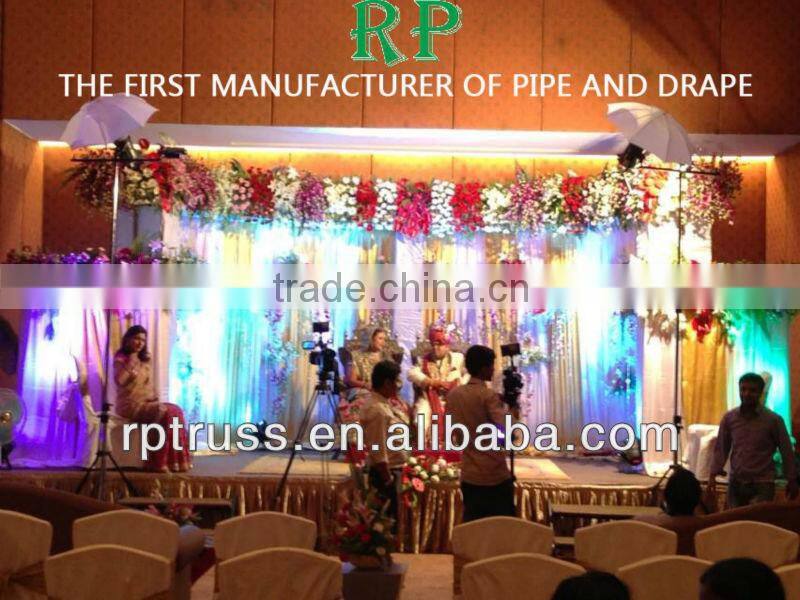 Creative handmade gifts telescopic pipe and drape for wedding decoration
