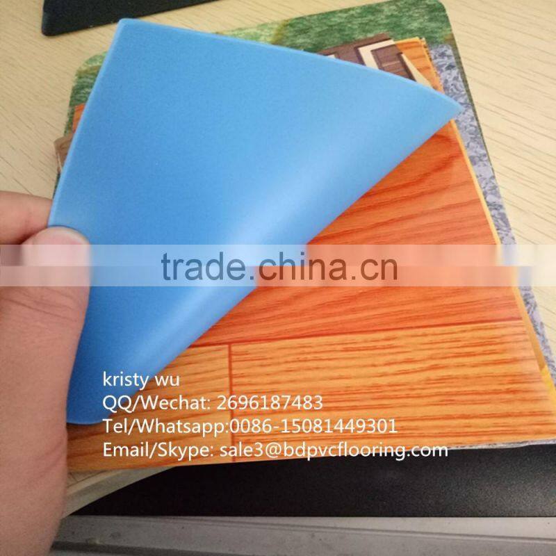 pvc wood flooring 0.35mm thickness