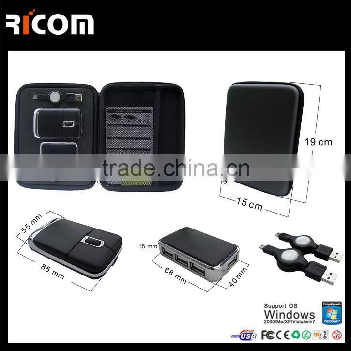 Ricom leather travel set,leather gift set travel kit,leather wholesale travel set--Shenzhen Ricom