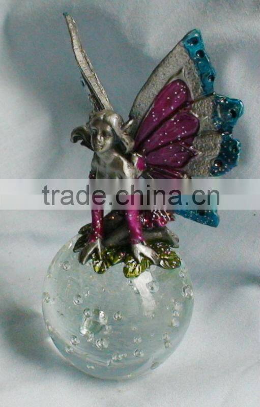Fairy on Beautiful Crystal Ball, Fairy Ball
