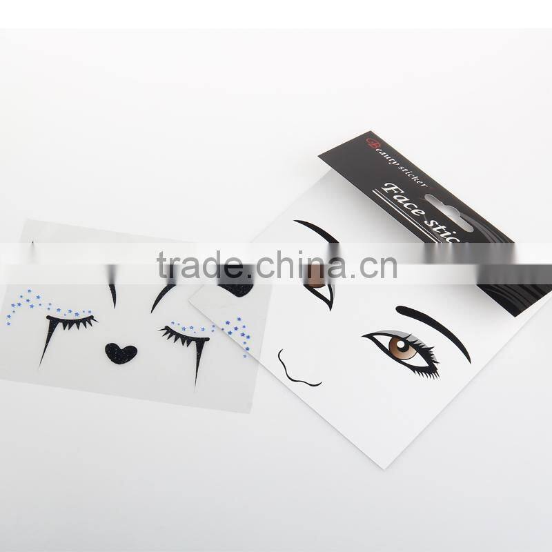 beauty personal care Temporary designer face sticker tattoo