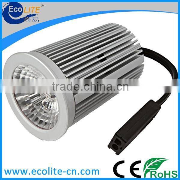2016 220V AC 9W 550lm Sharp/Edison COB dimmable LED spotlight