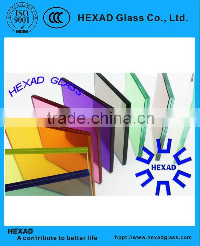 Nice Quality 8.38mm, 10.38mm, 12.38mm Laminated Safety Glass// HEXAD GLASS &HEXAD INDUSTIRES