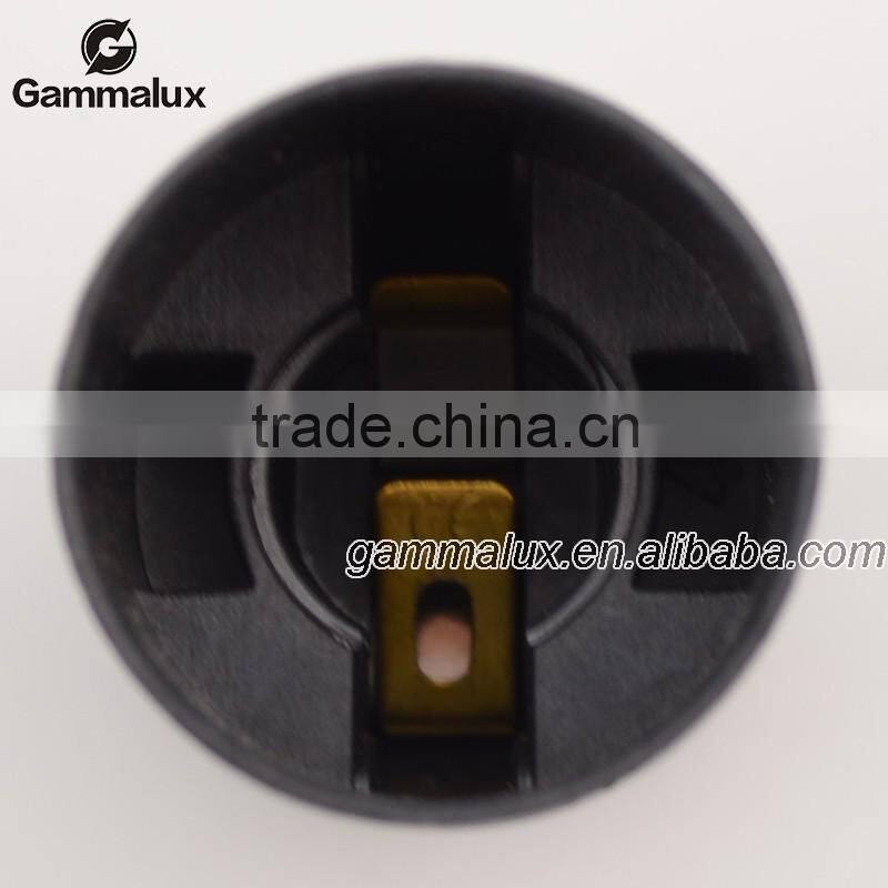 Black Color E14 Plastic Smooth Lamp Holders