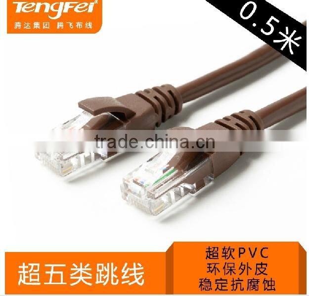 Good quality with best price OEM lan cable Cat 5e UTP patch cord,Cu,CCA,CCS