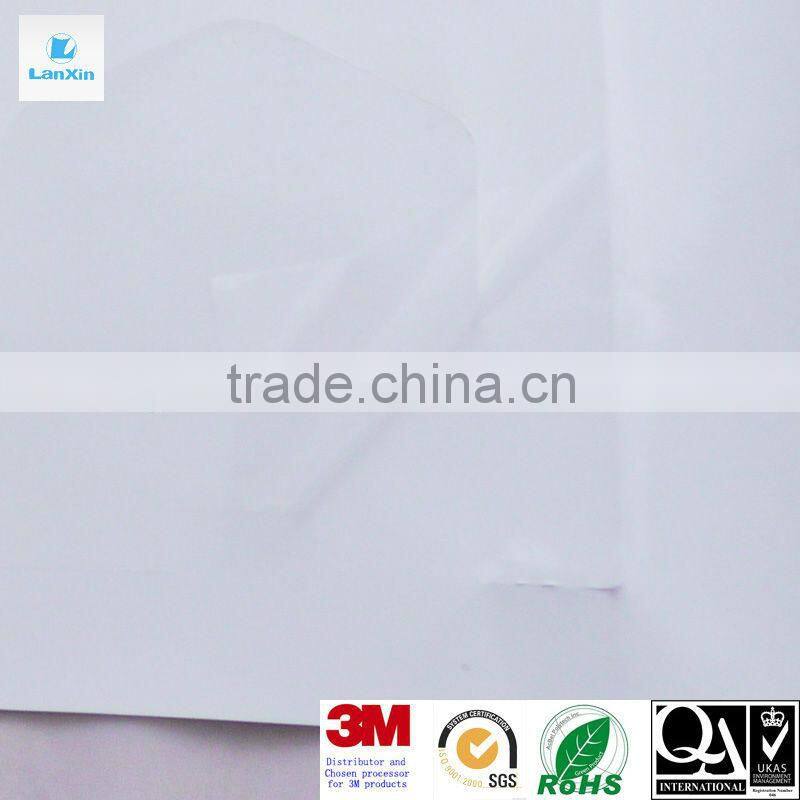 Stamping opaque adhesive film sticker