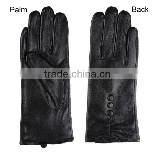 sheep skin gloves|Leather Gloves With Fur Lining