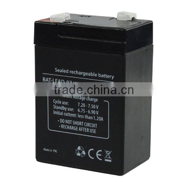 AGM Rechargeable Lead Acid Battery 6v