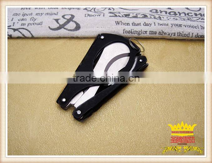 Double stainless steel cigar scissors