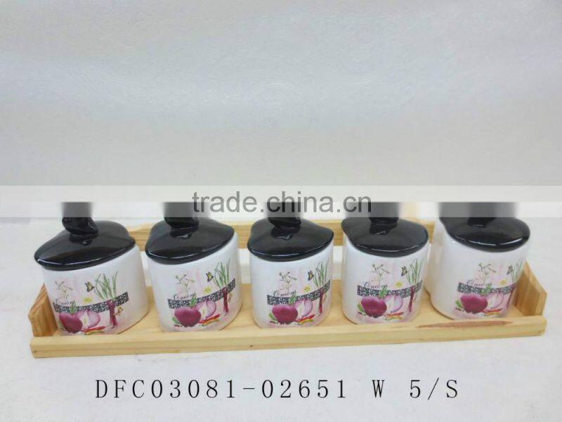 hot sale ceramic section plates set