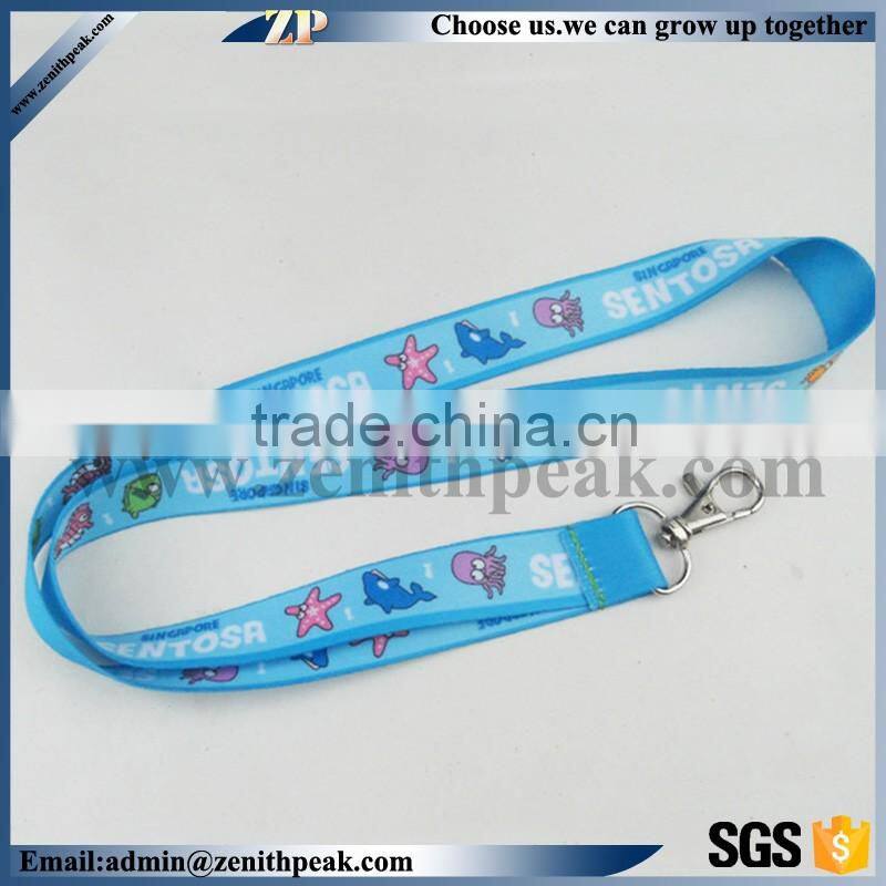 Cheap custom badge reel lanyards no minimum order