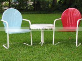 Texas metal lawn chair