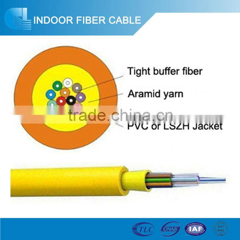 Hot sale Indoor 24 strand fiber optic cable sm distribution indoor telephone cable made in China