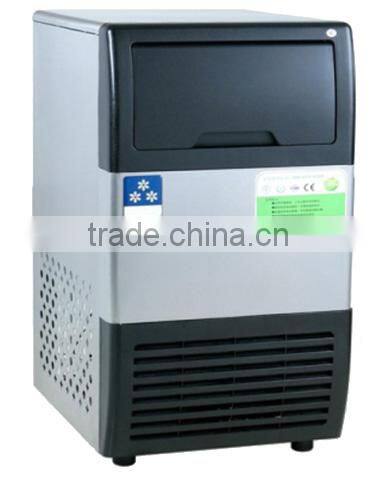 Compact Portable Silver Ice Maker Countertop Ice Cube Maker Machine