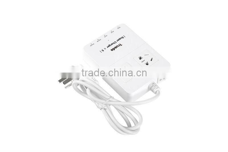 Certificates approved usb charger 4 port smart phone charger,ODM/OEM quick deliver power sockets