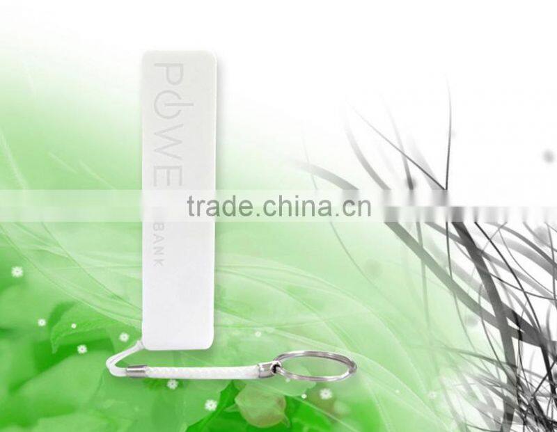 New items 2014! 2600mAh 18650 battery power pack for cell phone