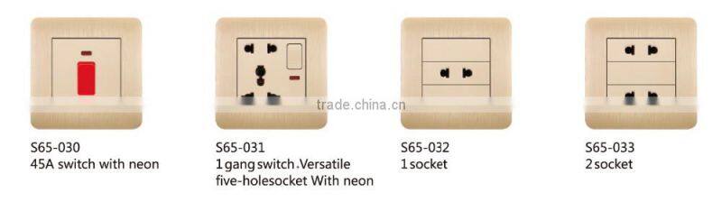voice control switch with fire protection and energy saving