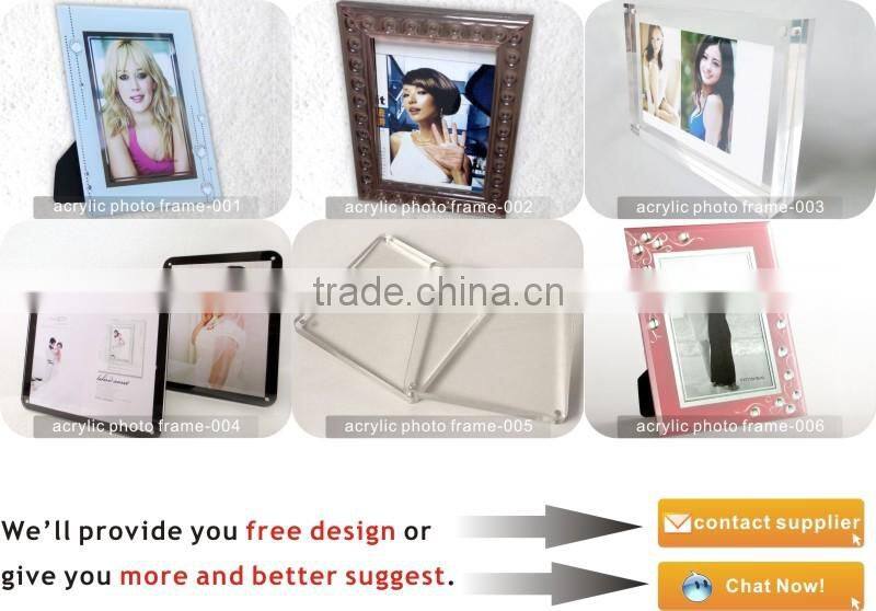 Fashion acrylic magnetic photo frame