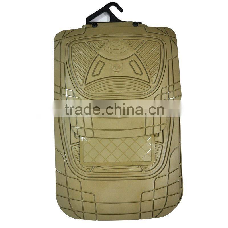 universal fit 5pcs full set ridged heavy duty rubber floor mats