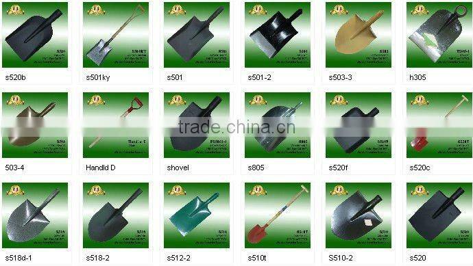 painting square shovel head for farming S501