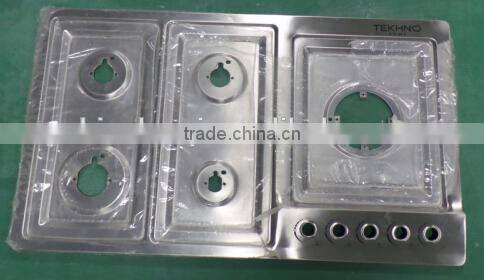 Electric Burner Indoor Gas Stove with Natural Gas/ LP Gas Stainless Top