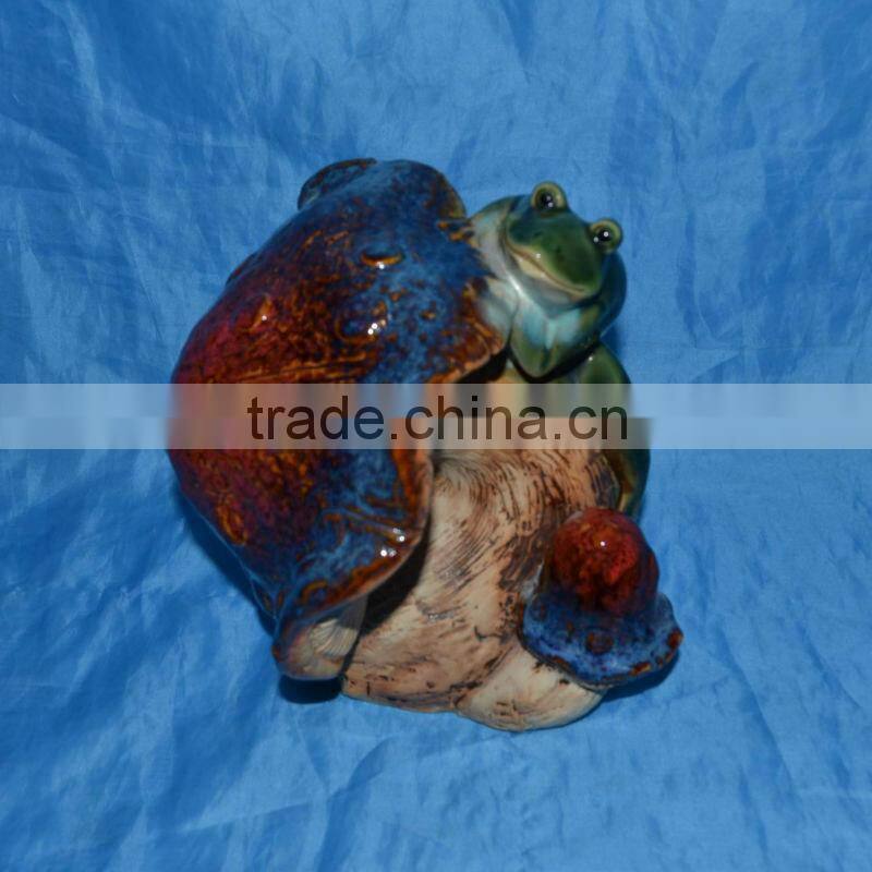 Ceramic Garden Mushrooms