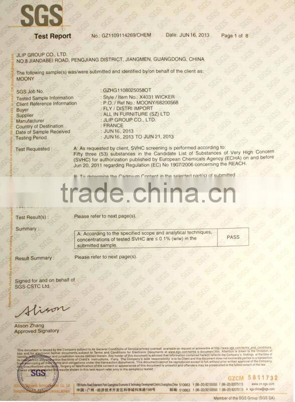 2016 new design outdoor Rattan chair wiht aluminium frame dining chair for sale