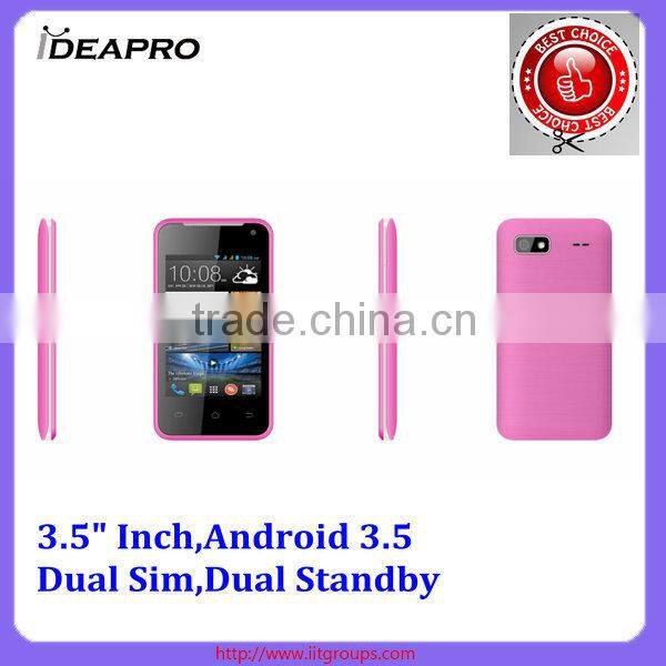 3.5'' Android 3.5 G+F Touch Mobile Phone 1G MHZ with Leather Case