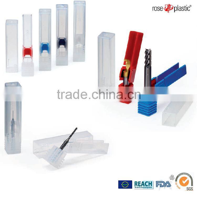 Soft flexible round plastic PE protective end cap for drills with protection for delicate tool cutting edges Protective End Cap