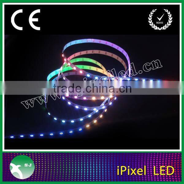 SMD 5050 60 Pixels addressable rgb led strip iC ws2811 led strip,