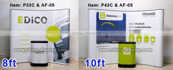 10feet exhibition booth display stand with podium case