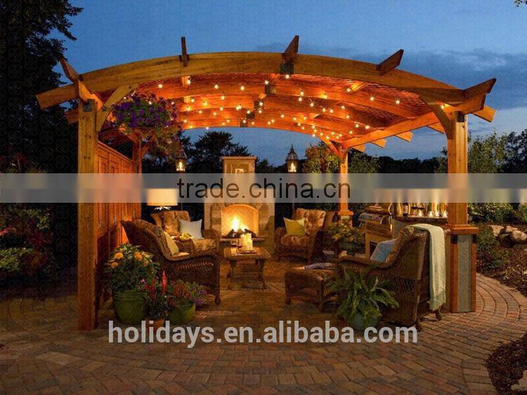UL Listed Green 25 Clear Bulbs Commercial Outdoor G40 Globe String Lights