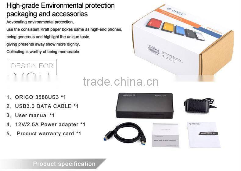 2015 Hot Sale USB 3.0 3.5 external hdd enclosure
