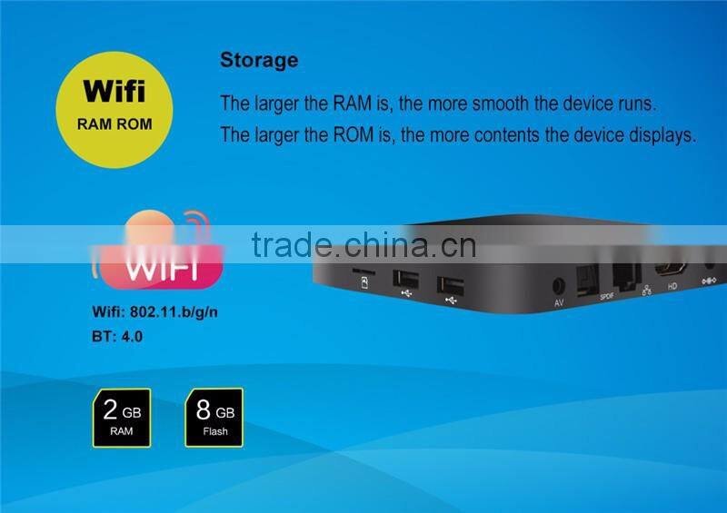 TX5 S905X 2G 8G tv Box with Full HD 1080P Output tv set top box Android6.0