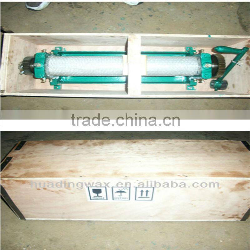 automatic electric beeswax comb foundation beeswax mill